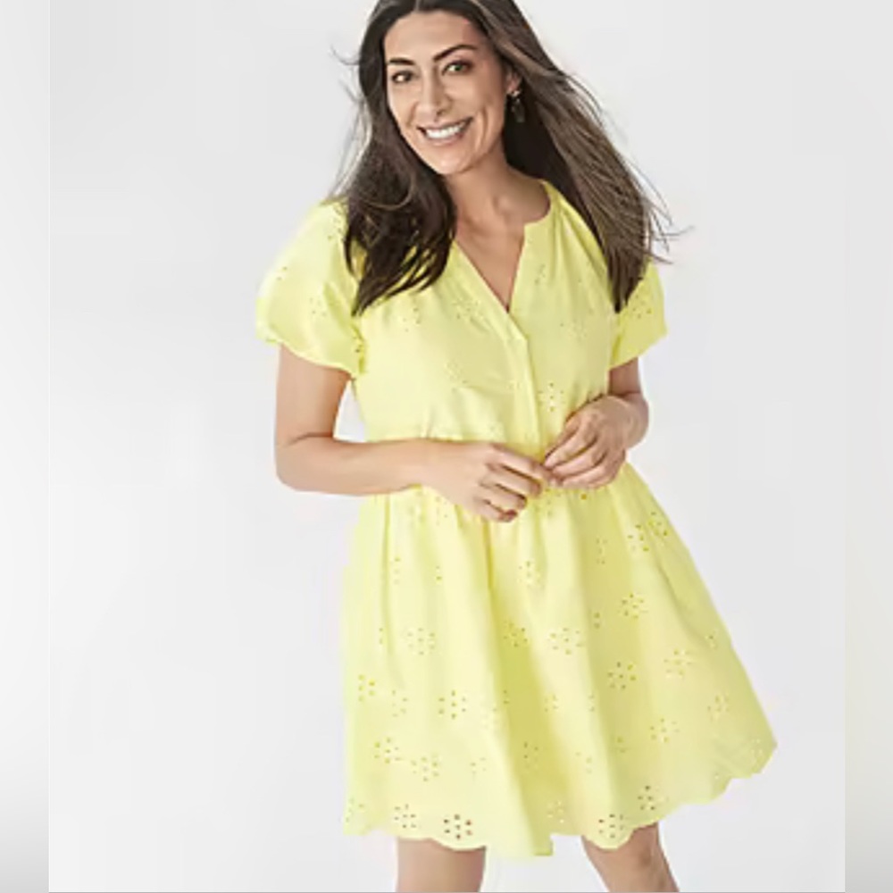 Plus size Peyton & Parker Mommy & Me Womens Short Sleeve A-Line Dress. NWT